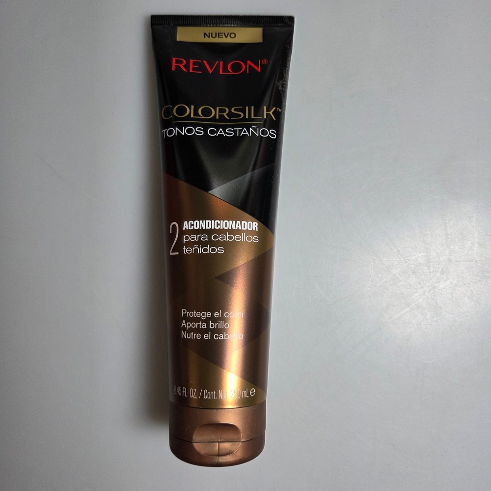 Revlon ColorSilk Tonos Castanos Brown Hair Conditioner Step 2 8.45oz 250ml